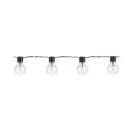 Eglo LED Guirlande lumineuse Partaj Noir 4.5M - 830 Blanc Chaud | incl. 16 Sources lumineuses