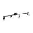 Eglo Plafonnier Buzz-LED Acier Noir 4x2.8W 4x250lm - 830 Blanc Chaud | IP20 - Incl. 4x GU10